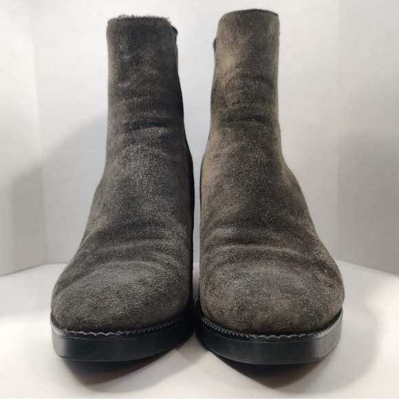 ASH Gong Bistro Suede Leather Wedge Chelsea Boots Women's Size EUR‎ 36 - Picture 3 of 16